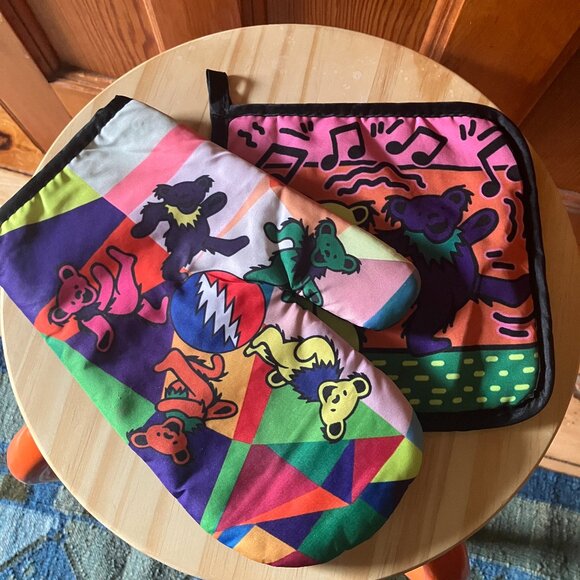 Grateful Dead Oven Mitt and Pot Holder - Picture 2 of 4